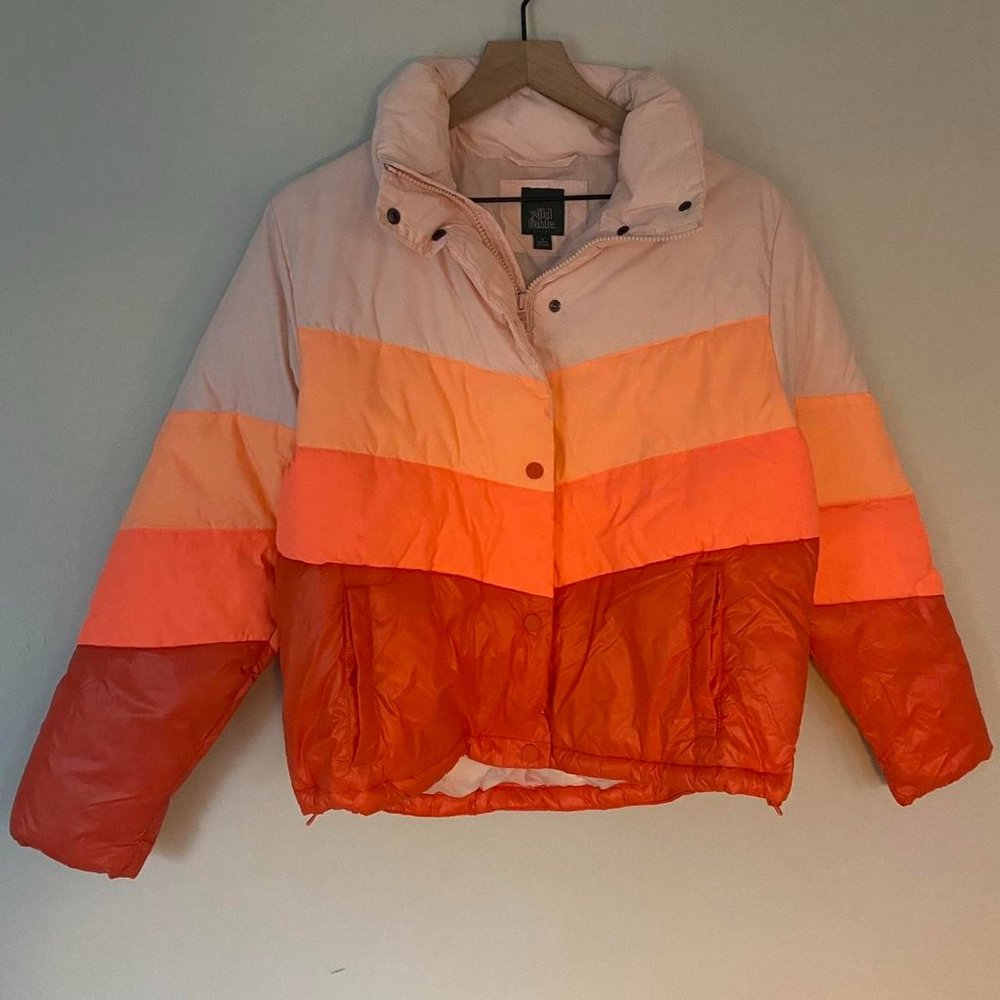 Orange & Pink Neon Puffer